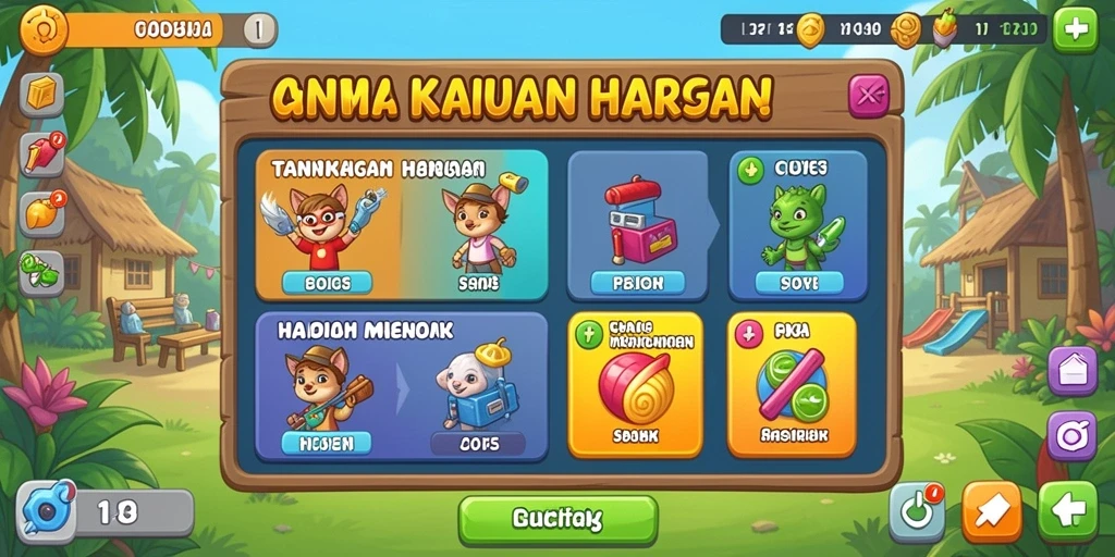 Tampilan grafis yang memukau dan penuh warna.