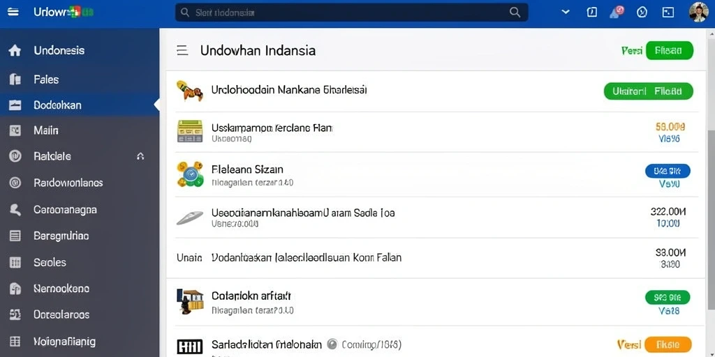 Tampilan antarmuka yang menarik dan mudah dinavigasi.
