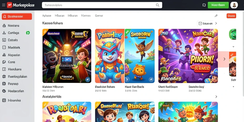 Screenshot menampilkan antarmuka pengguna yang intuitif.