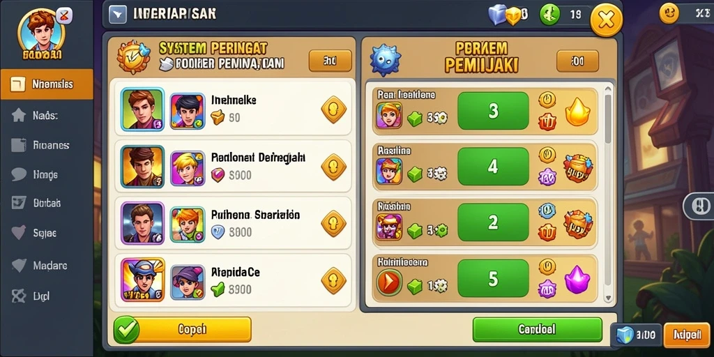 Tampilan antarmuka yang ramah pengguna.
