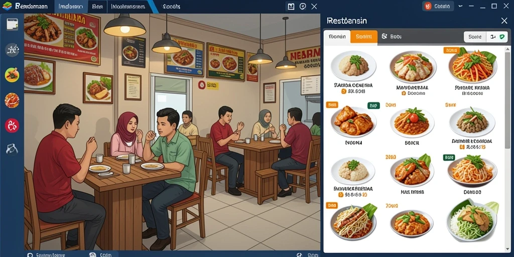 Tampilan antarmuka yang user-friendly dan menarik.